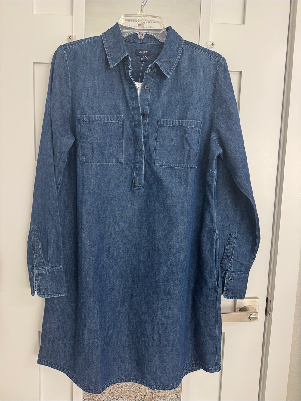 J. Crew Denim Shirt Dress - Blue